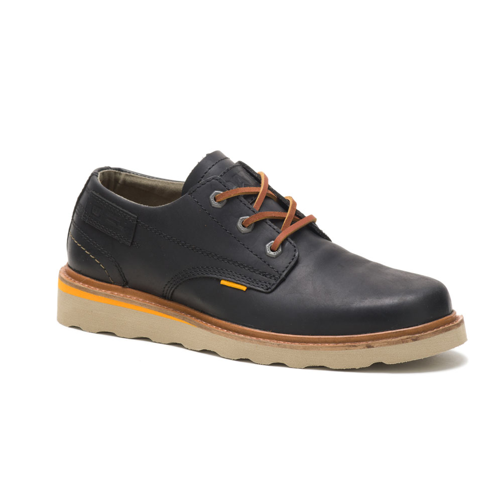 Caterpillar Jackson Low - Mens Lace Up Shoes - Black - NZ (698UMOJRK)